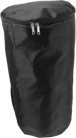 Mikinona Waterproof Case 8 Inch Drum Storage Bag Shoulder Straps Drum Accessories Black Gig Bag Random