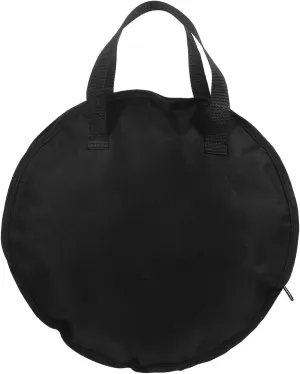 Milisten Dumb Drum Bag Rust-Proof Oxford Cloth Dumb Drum Practice Pad Bag Percussion Instruments Accessories Black 12 Inches