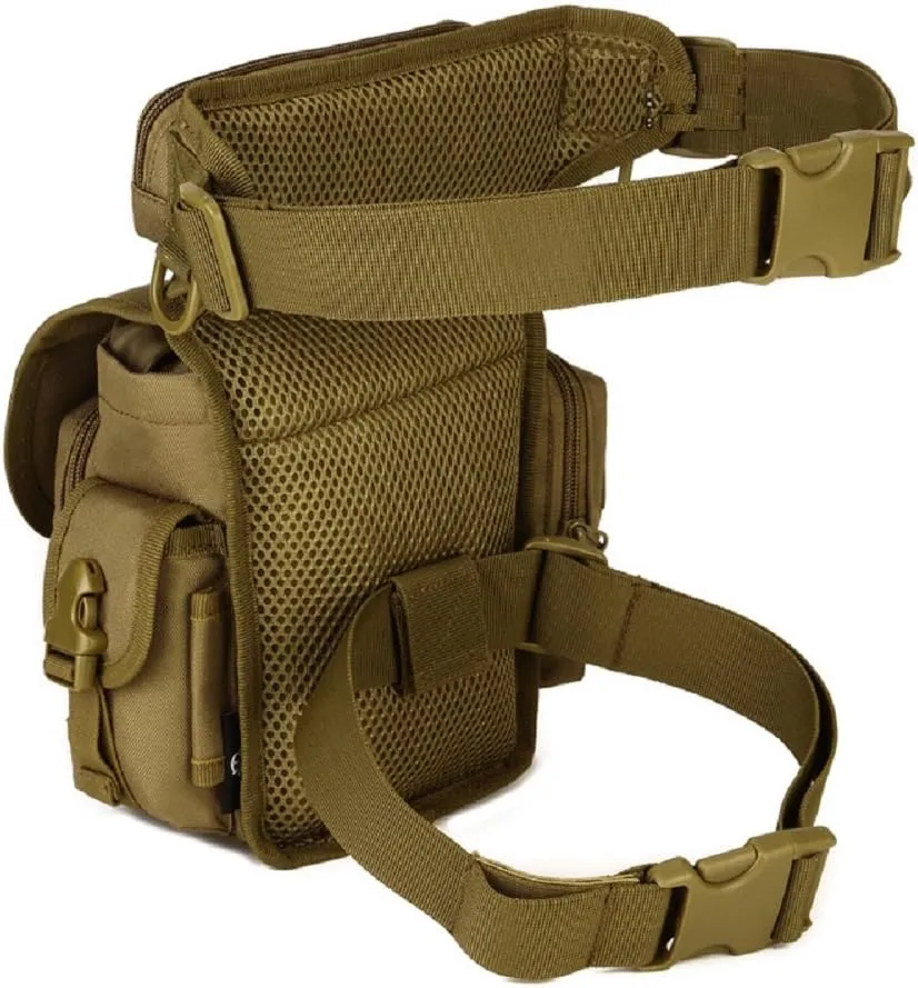 Military Tactical Drop Leg Bag Tool Fanny Thigh Packs for Motorcycle Outdoor Bike Cycling traivel