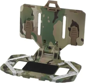 MOLLE Folding Navigation Mobile Phone Navigation Bracket Fixing Strap Chest Fixed Phone Clip Holder Outdoor Running Hiking for Tactical Map Board Airsoft Gear