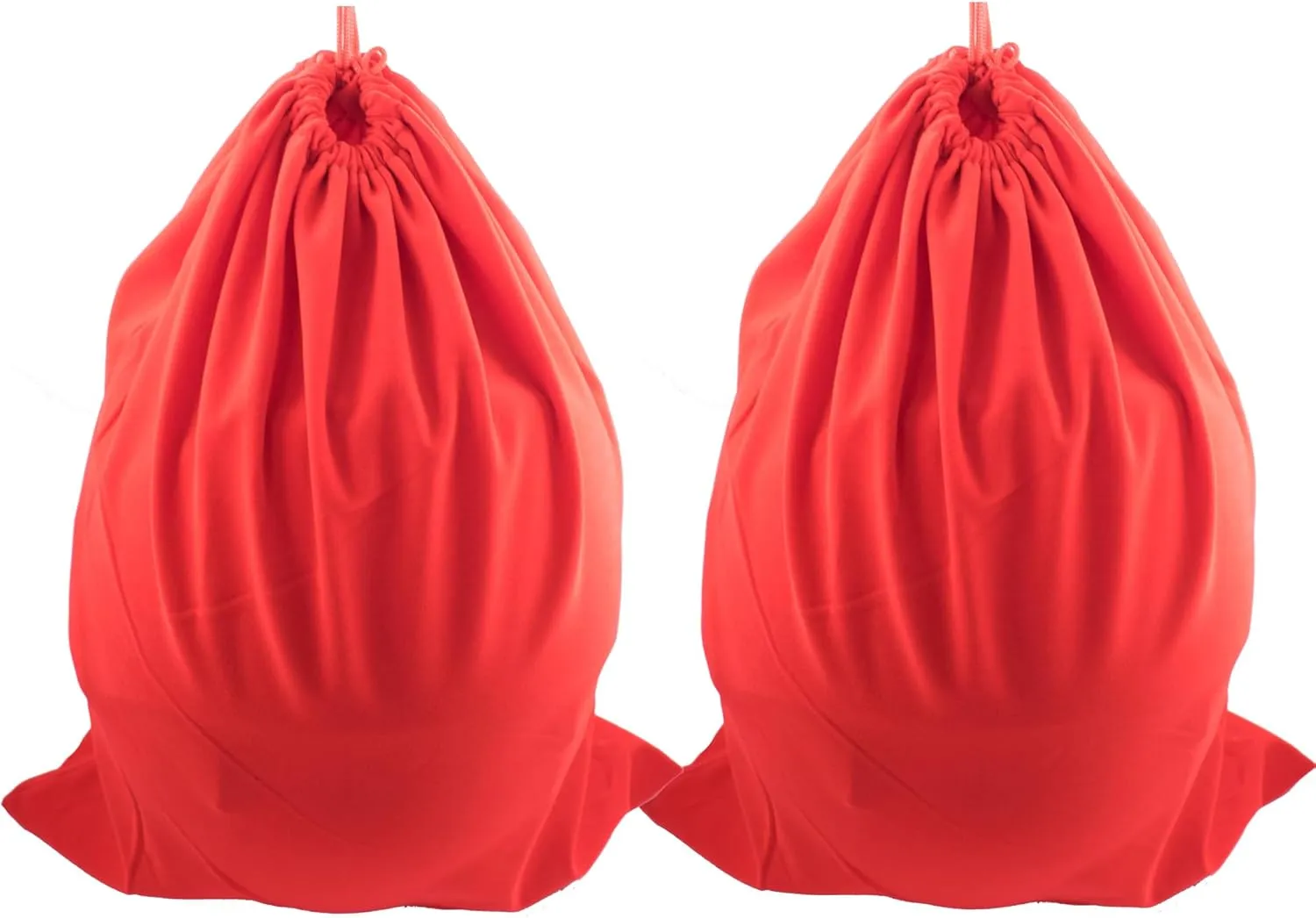 Motorcycle Helmet Bag Welding Hood Storage Carrying Bag for Riding Bicycle Sports Universal Tool Made of Nylon Cloth with Locking Drawstring (Red 2pcs)