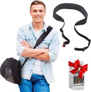 Motorcycle Helmet Carrier Strap - Hands-Free, Motorbike Accessory. Convenient, Lightweight and Comfortable Alternative to Helmet Bag. A Perfect Biker Gift for Men and Women. by EZ-GO (Black Strap)
