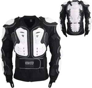 Motorcycle Protective Jacket Full Body Armor, Chest Spine Protection Dirt Bike Gear for Men Motocross MTB Racing
