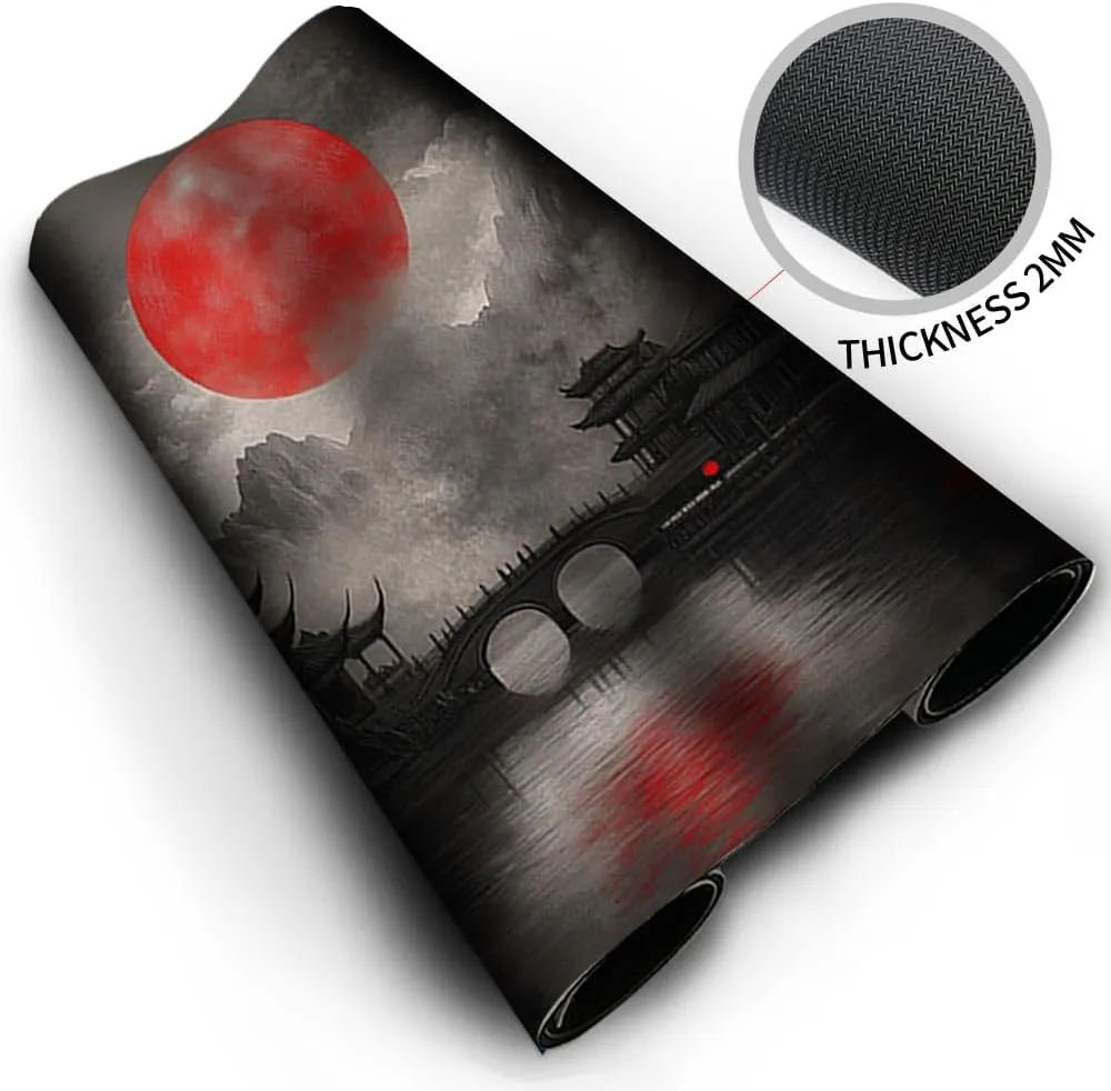 MTG Playmat 23.6x13.8 Inch Board Game Card Game Trading Card Game Mat Mouse Pad TCG Game Mat Stitched Edge Smooth Surface Rubber Base for Board Games,Card Showdown. (MTA105)