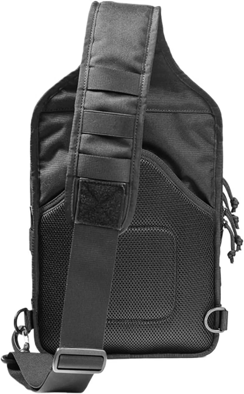 Multi-function Camous Bag Outdoor Hiking Travel Oblique Satchel Chest Bag 1000D Sports Shoulder Bag(ACU)