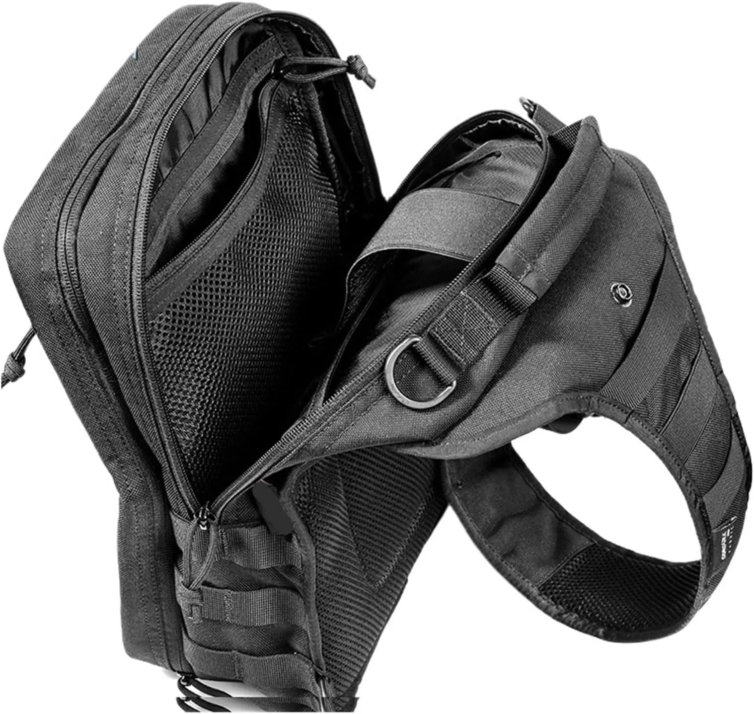 Multi-function Camous Bag Outdoor Hiking Travel Oblique Satchel Chest Bag 1000D Sports Shoulder Bag(ACU)
