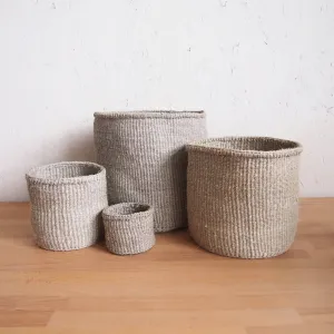 Natural Hand Woven Storage Basket | Extra Small Pebble