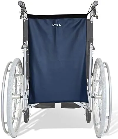 NYOrtho Wheelchair Footrest Bag/Leg Rest Bag/Footrest Extender Storage Bag Bariatric (Fits Wheelchair Seat Widths 22" - 26")