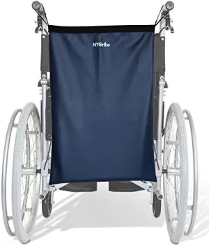 NYOrtho Wheelchair Footrest Bag/Leg Rest Bag/Footrest Extender Storage Bag Bariatric (Fits Wheelchair Seat Widths 22" - 26")