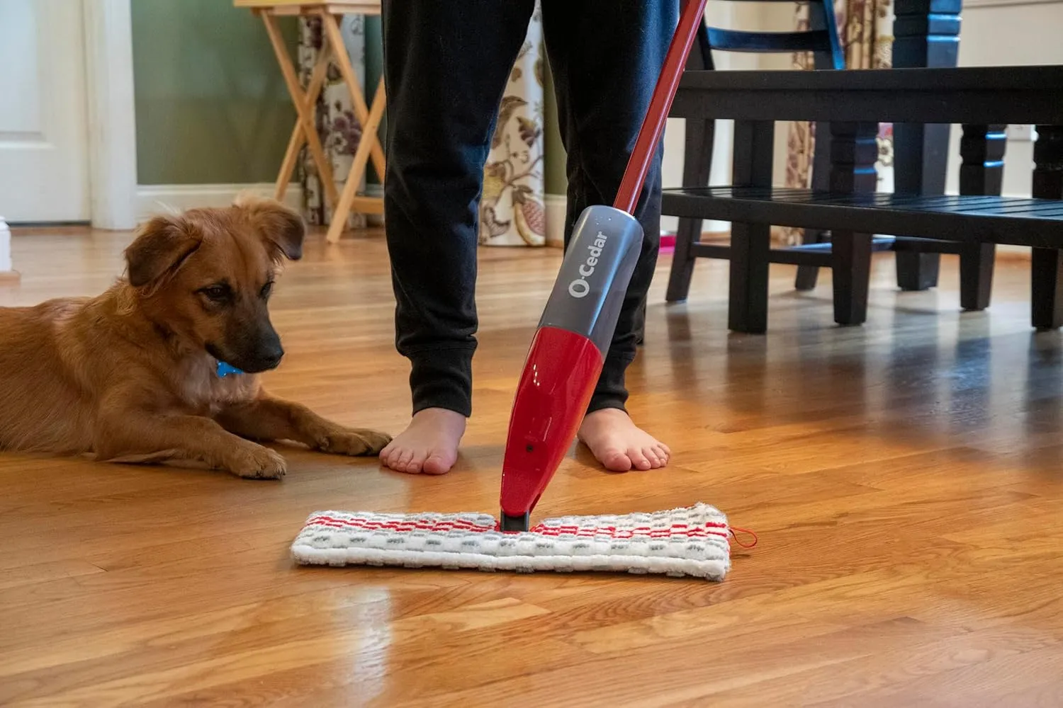 O-Cedar ProMist MAX Microfiber Spray Mop, Red