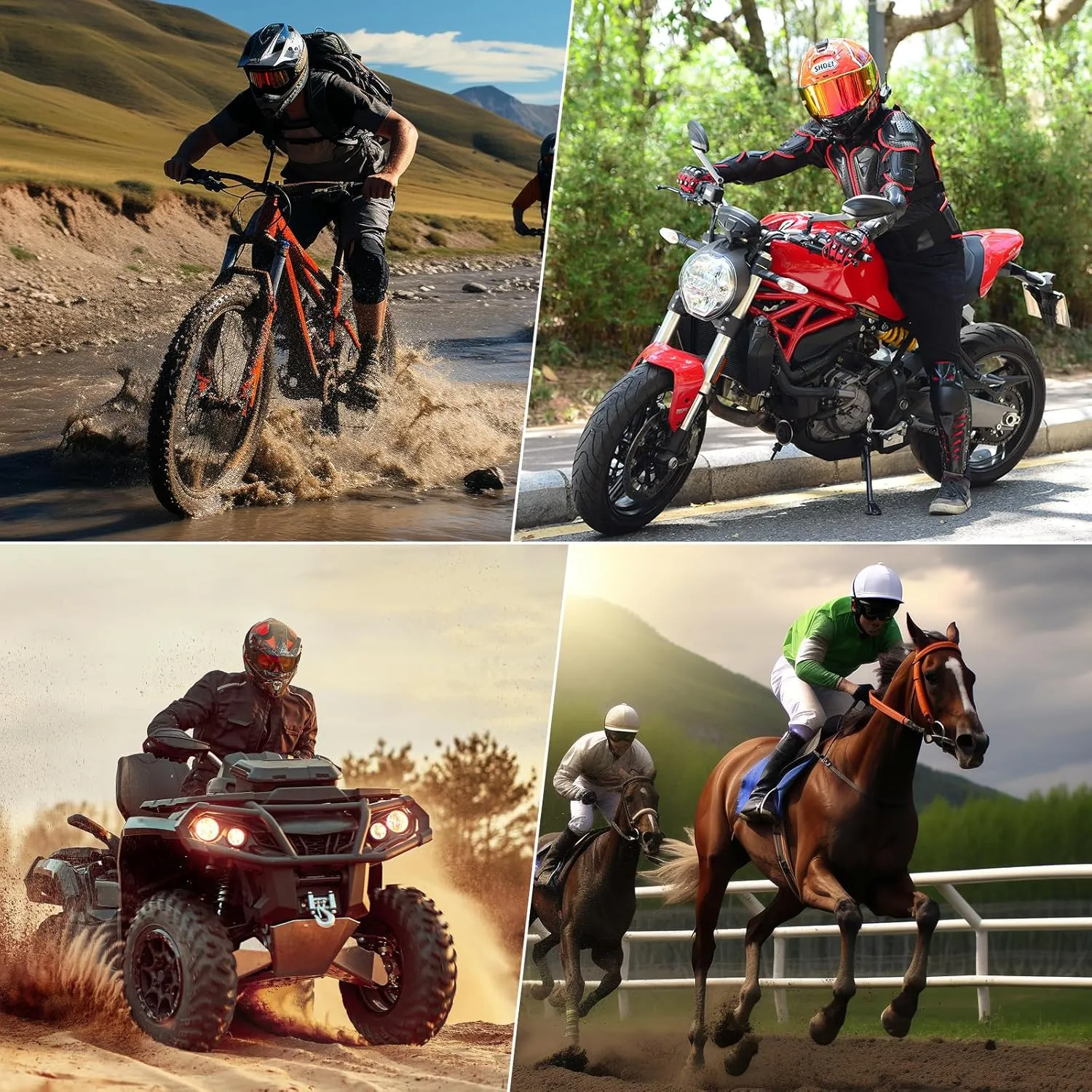 OHMOTOR Motorcycle Body Protective Jacket Armor Men, Motocross Riding Protective Gear,ATV Dirt Bike Chest Spine Protector