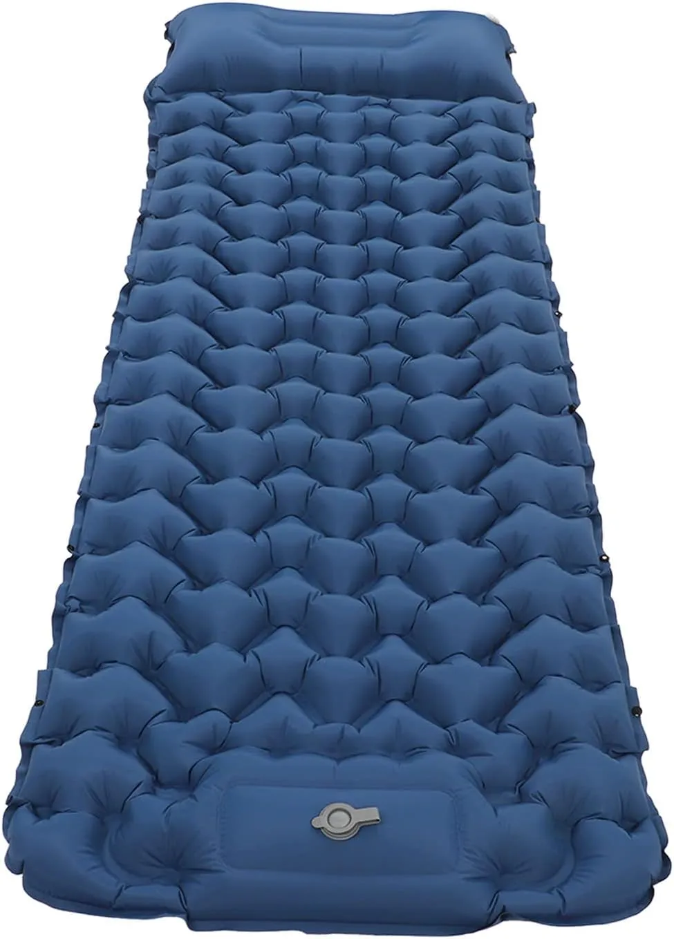 Olive Green Inflating Sleeping Pad with Ergonomic Design and Storage Bag Ideal for Office Outdoor Camping It Adopts Ergonomic Design Comes with Inflatable Pillow Fits (Navy Blue)