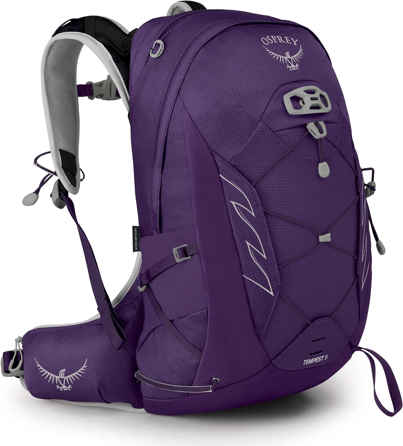 Osprey Tempest 9L Women's Hiking Backpack with Hipbelt, Violac Purple, WM/L