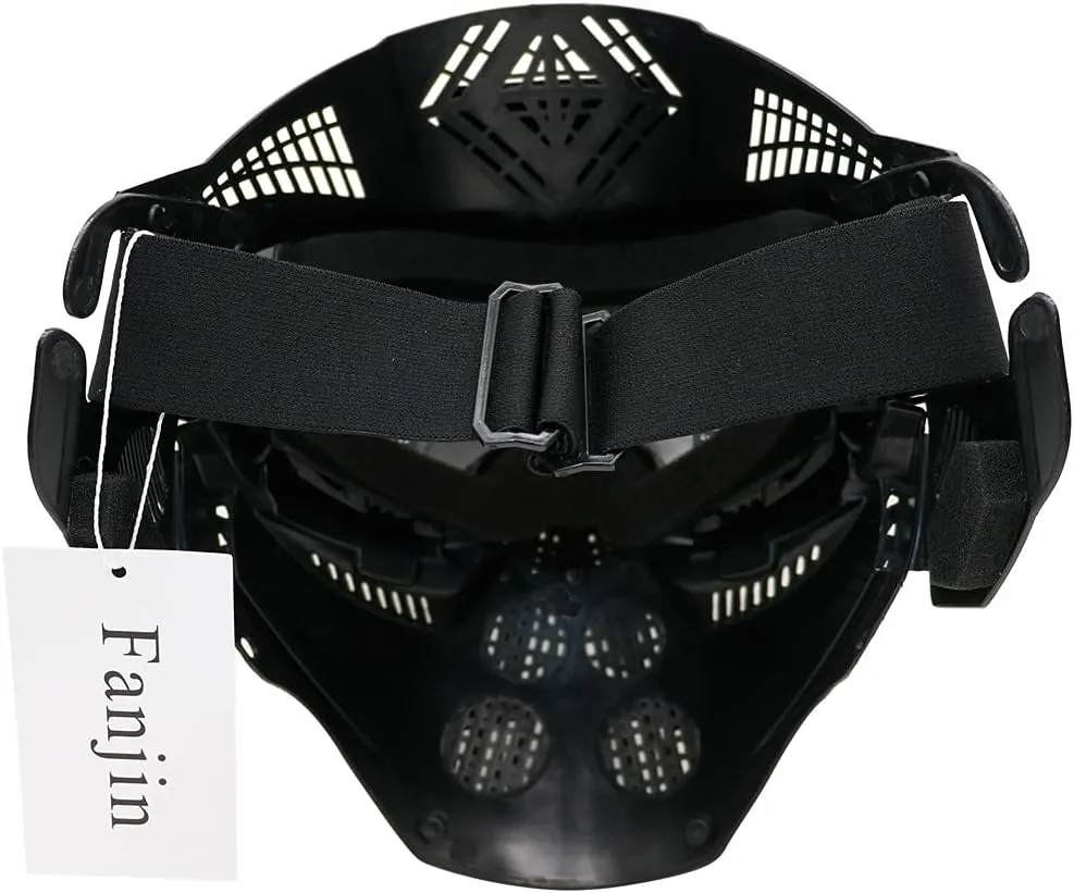 Paintball Mask, Airsoft Mask, Tactical Masks Full Face Gear with Goggles Impact Resistant for Hunting CS Survival Games Halloween Cosplay and Outdoor Activities