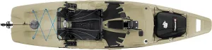 Perception Showdown Sit on Top Pedal Drive Fishing Kayak - Fold Away Lawn Chair Seat