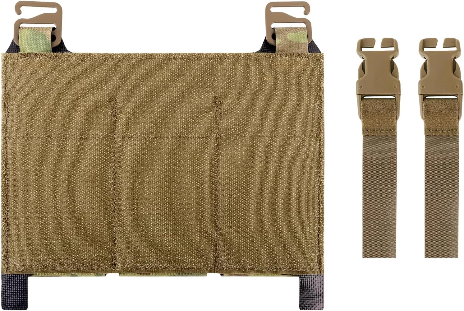 PETAC GEAR Tactical Triple 556 Magazine Pouch with Kydex Insert,KTAR AR Front Flap Magazine Pouch Laser Cut MOLLE Mag Carrier