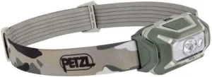 PETZL ARIA 1 RGB, Compact, Durable, Waterproof headlamp with White, red, Green and Blue Modes, 350 lumens, Camo