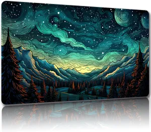 Playmat for MTG, with Free Storage Bags,Game Mat 24 x 14 inches, TCG and Board Game Mat for Cards,Mousepad Desk Mats (Regular,Magic Mat 1)