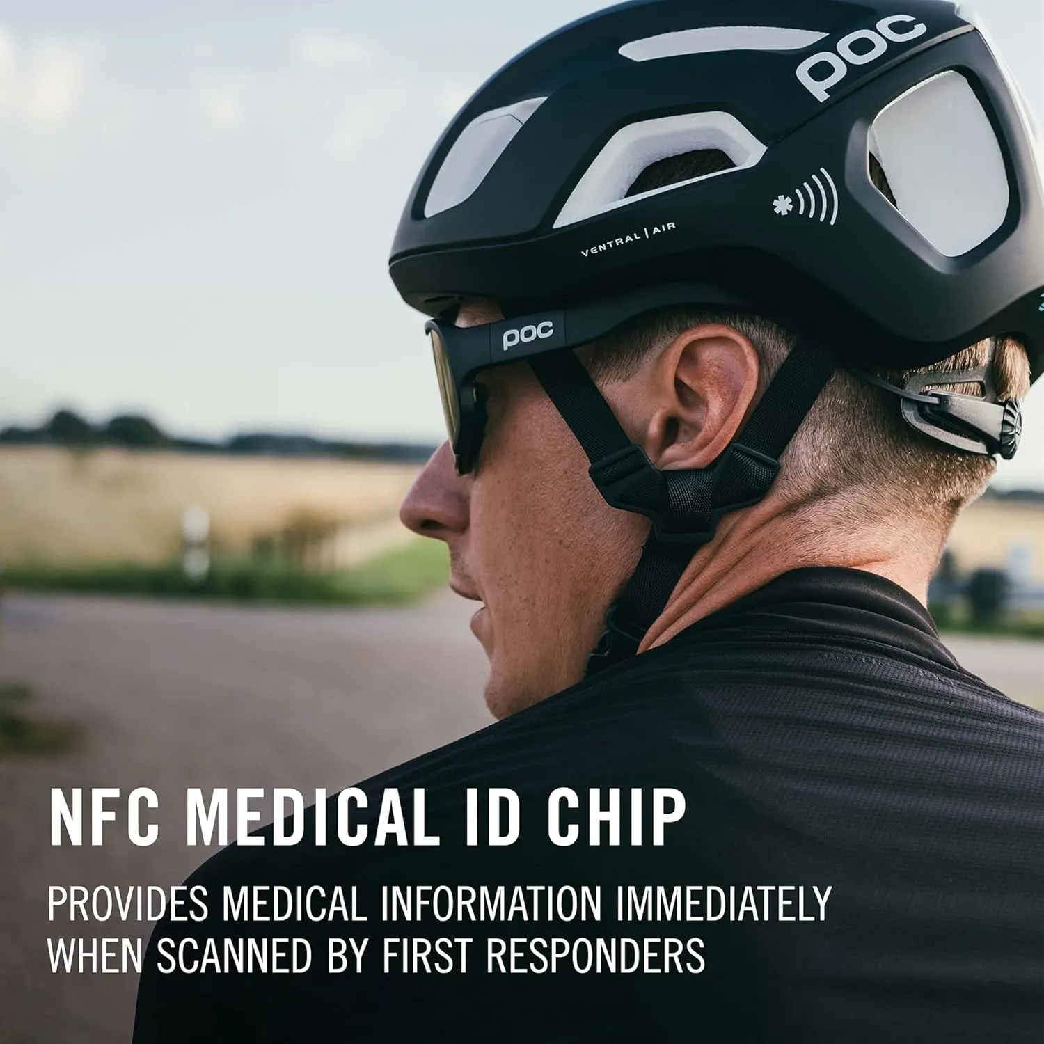POC, Ventral Air Spin NFC Bike Helmet for Road Cycling