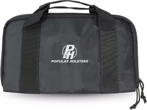 Popular Holsters Tactical Duffel Range Bag For Handguns, Pistols, Glock Gun Case & Ammo - Everyday Carry Firearm Accessory Bag - Zipper Pistol Bags With Magazine Slots For Shooting Range & Outdoor