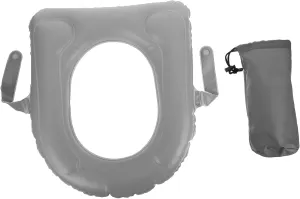 Portable Inflatable Seat Cushion Suction Cup Toilet Seat Mat PVC Inflatable Pad Easy Setup for Home Travel