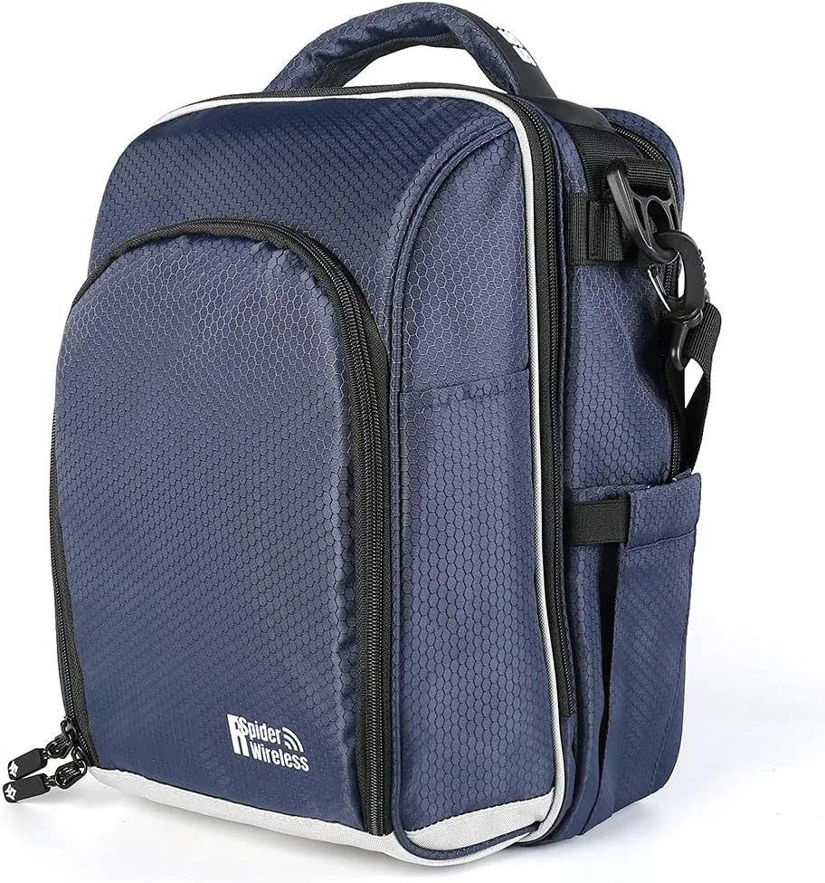 Premium Pilot Flight Bag - Aviation Bag (Navy Blue)