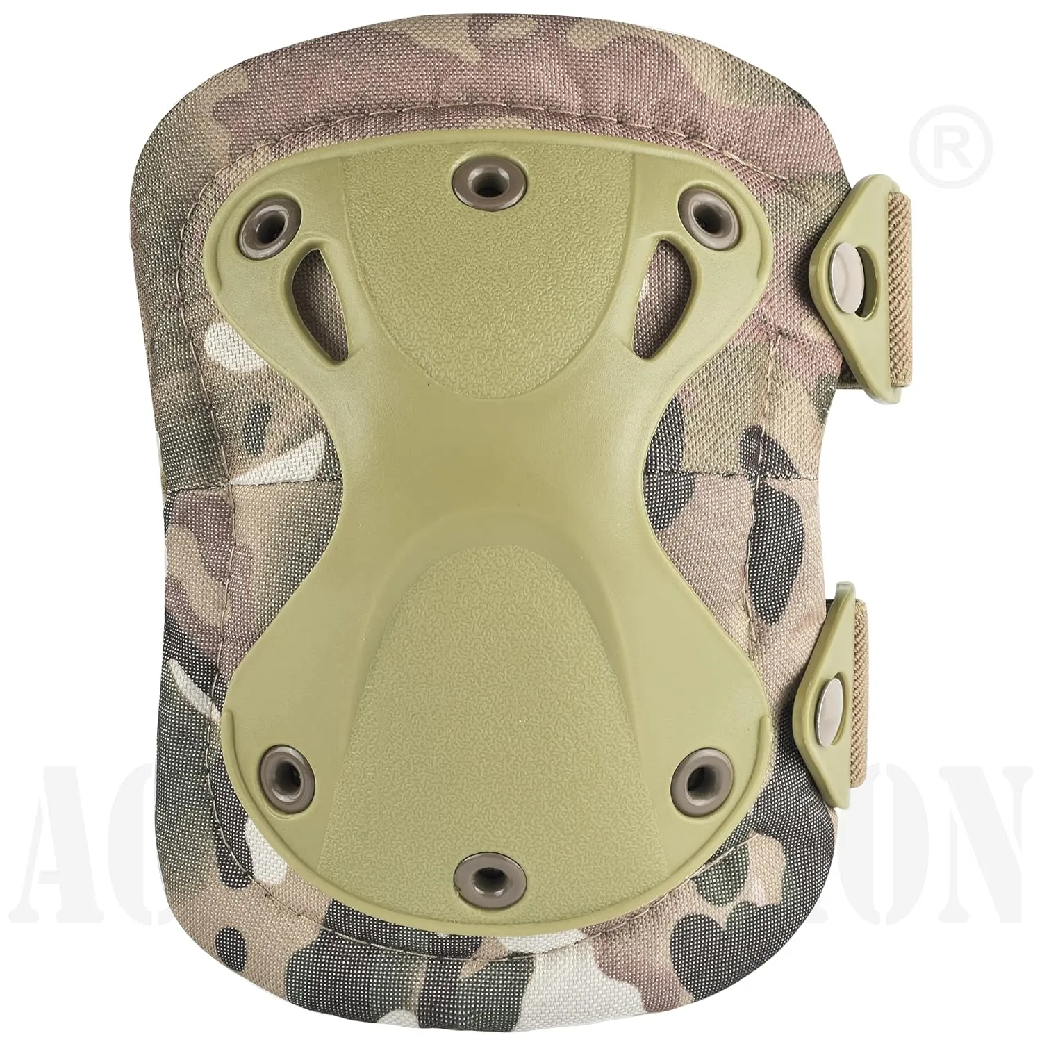 Professional Tactical Combat Knee and Elbow Protective Pads Sets Advanced Tactical Gear Set for Airsoft Paintball Hunting Army Skate Outdoor Sports (OD)