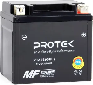 Protek YTZ7S YTX5L-BS YT5L-BS 12V 6Ah Sealed AGM Gel Type Battery MF Factory Activated For Motorcycle Dirt Bike Powersports ATV UTV 4 Wheeler Quad
