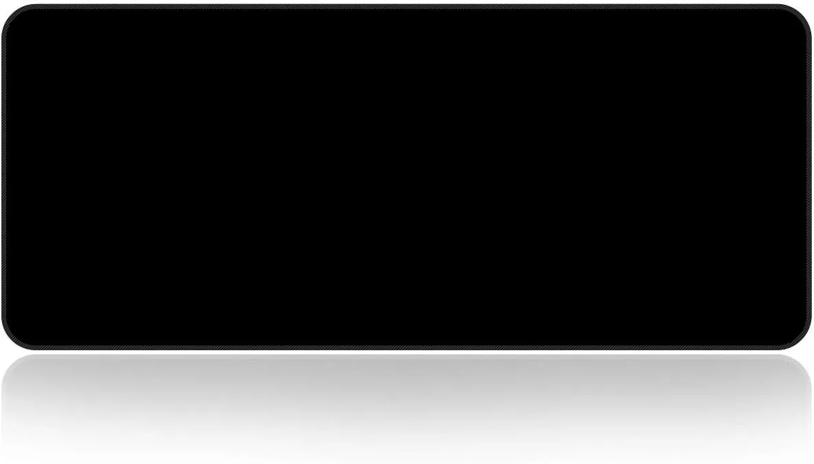 Qisan Large Gaming Mouse Pad Extended Size Mousepad for Computer Desktop PC Laptop 31.5"x11.8"x0.15" Keyboard Pad Desk Pad with Anti-Slip Rubber Base | Large Desk Mat for Keyboard and Mouse-Black