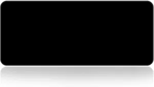 Qisan Large Gaming Mouse Pad Extended Size Mousepad for Computer Desktop PC Laptop 31.5"x11.8"x0.15" Keyboard Pad Desk Pad with Anti-Slip Rubber Base | Large Desk Mat for Keyboard and Mouse-Black