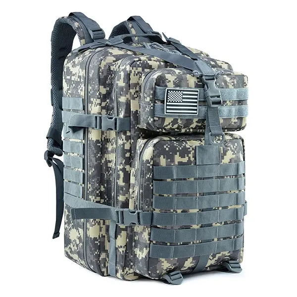 QT&QY 50L Man Tactical Backpacks Outdoor Traveling Bags Outdoor 3P School Pack EDC Molle Pack For Trekking Hunting Bag