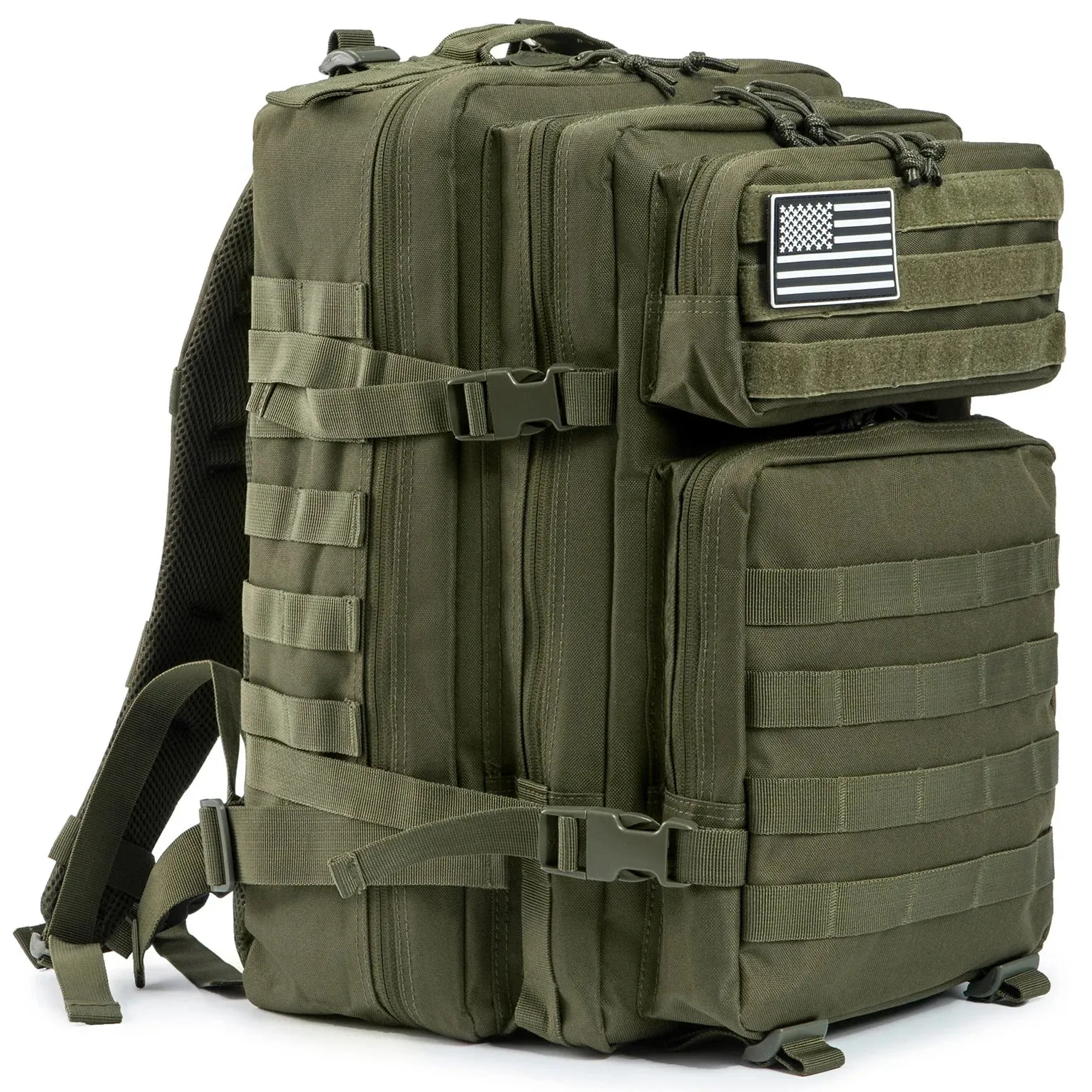 QT&QY Tactical Backpacks Outdoor 45L Large Capacity Man 3 Days Molle Hking Bags For Outdoor