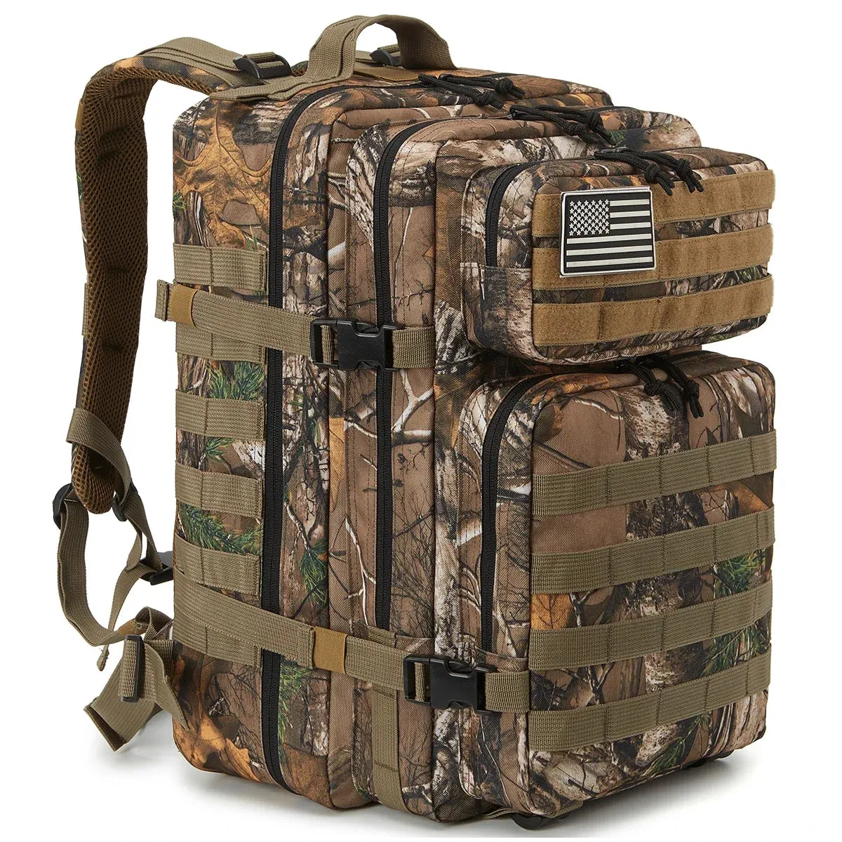 QT&QY Tactical Backpacks Outdoor 45L Large Capacity Man 3 Days Molle Hking Bags For Outdoor