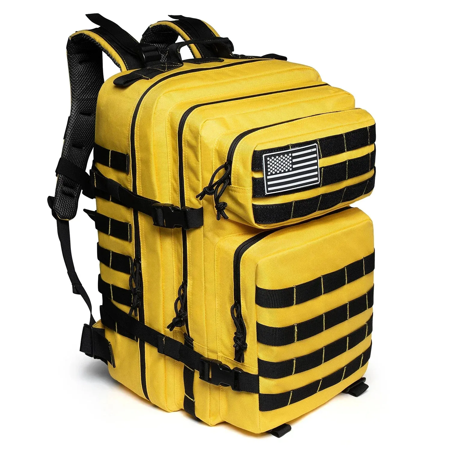 QT&QY Tactical Backpacks Outdoor 45L Large Capacity Man 3 Days Molle Hking Bags For Outdoor