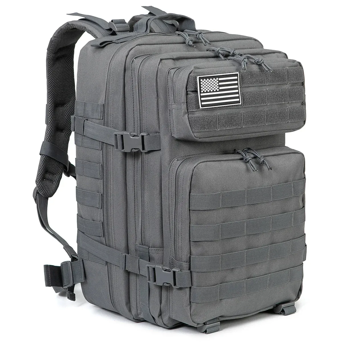 QT&QY Tactical Backpacks Outdoor 45L Large Capacity Man 3 Days Molle Hking Bags For Outdoor