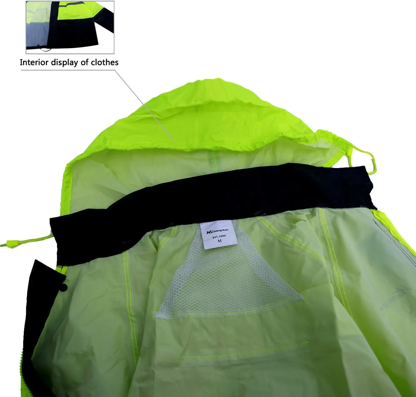 Rain Suit, Gear for Men Women Waterproof Work Lightweight Rainwear Coat (Jacket & Pants)