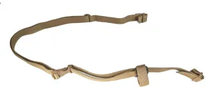 Raine Tactical - Marine Corps Issued Sling - Tactical Gear - Tactical Sling - Two Point Sling - Marine Corps Gear and Equipment - Marine Tactical Gear - Coyote Brown Sling