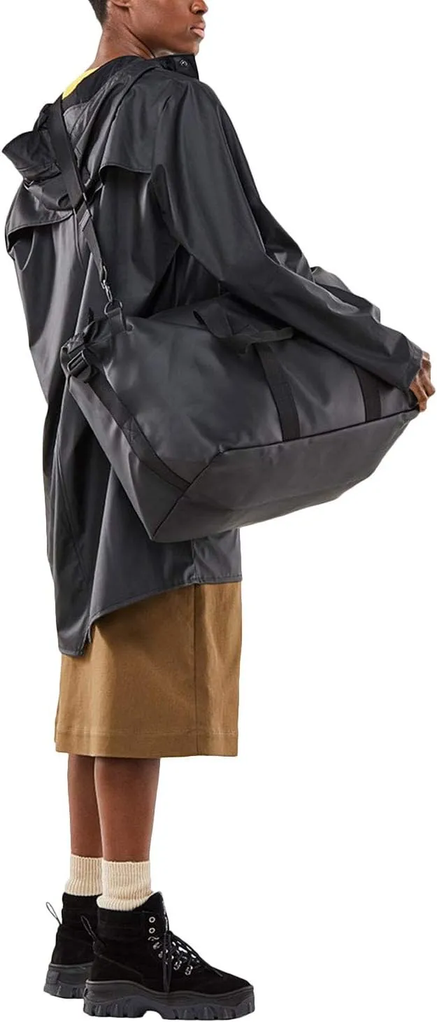 RAINS Men's Weekend Bag, Black