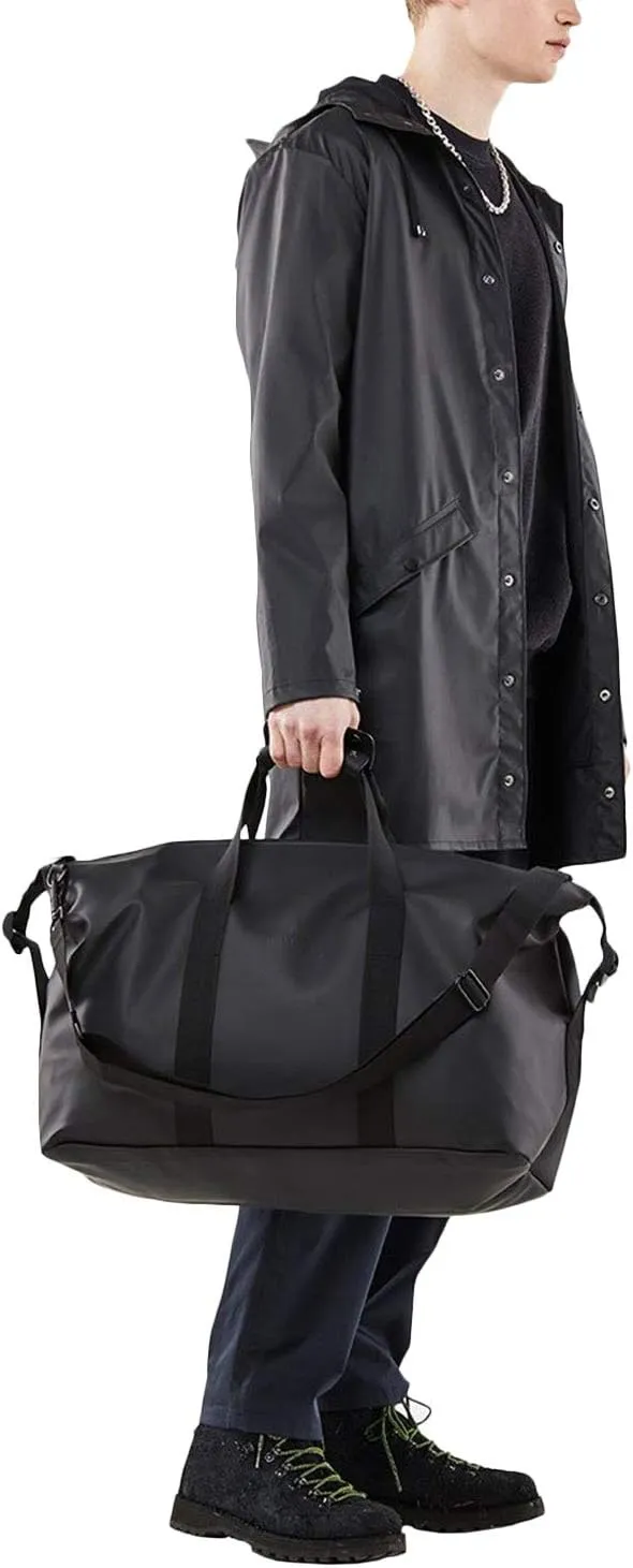RAINS Men's Weekend Bag, Black