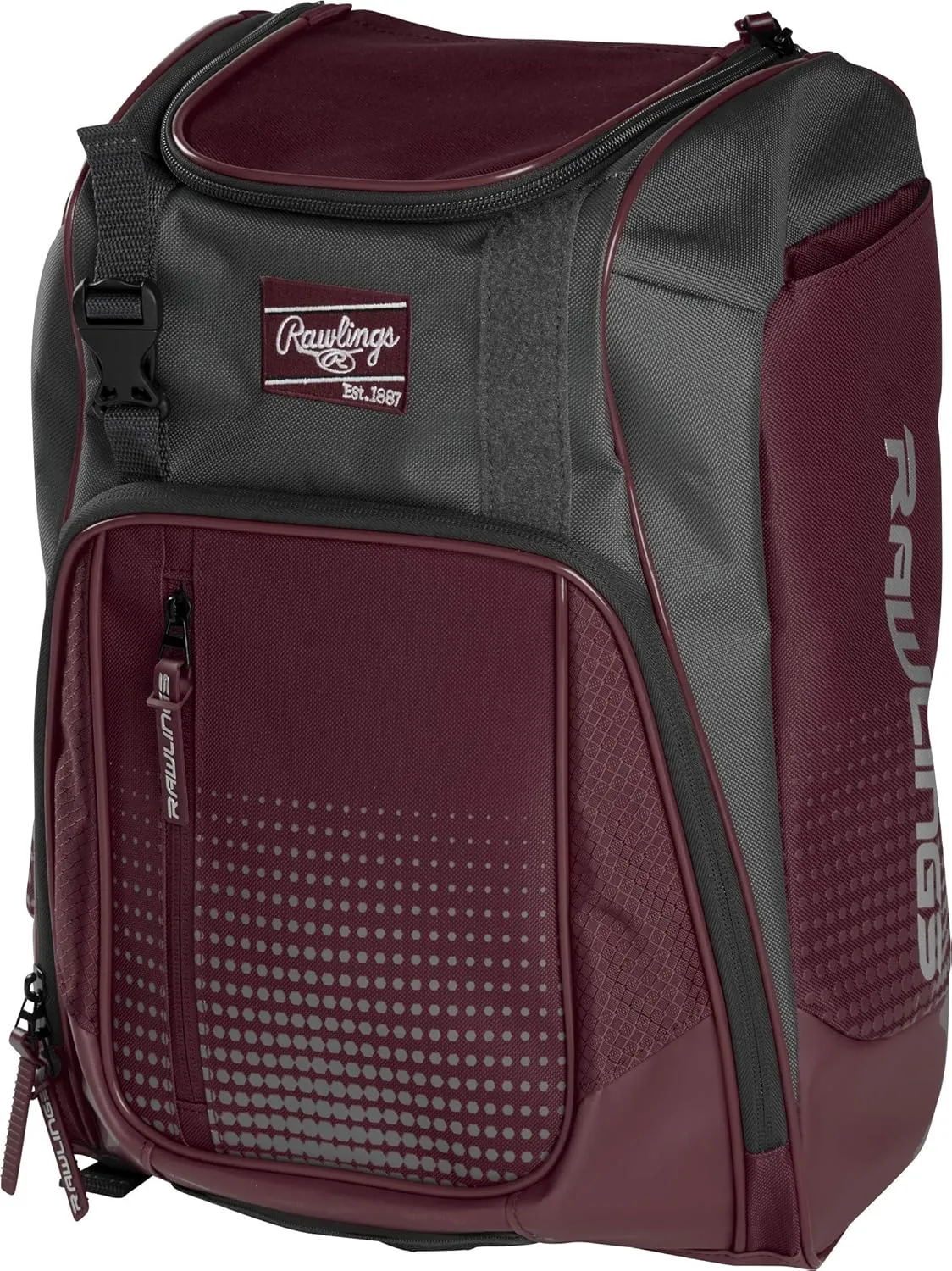 Rawlings | FRANCHISE Backpack Equipment Bag | Baseball/Softball | Rec/Travel | Multiple Styles
