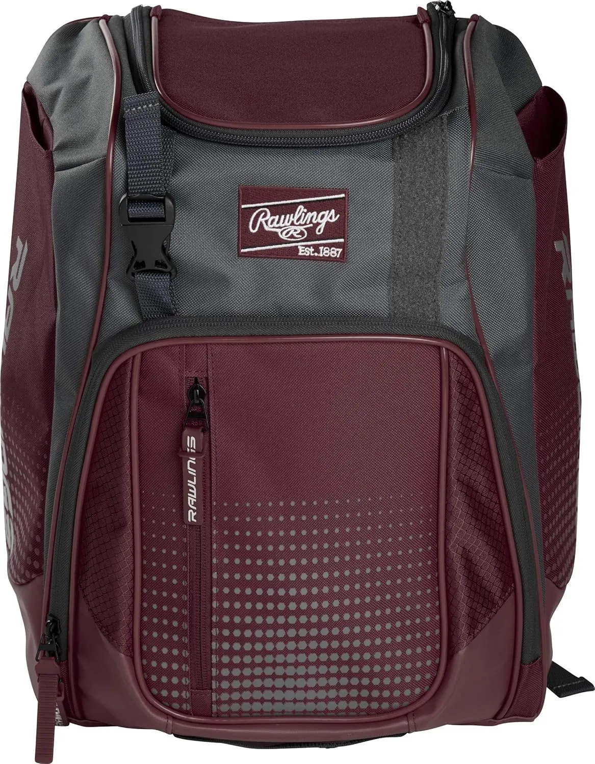 Rawlings | FRANCHISE Backpack Equipment Bag | Baseball/Softball | Rec/Travel | Multiple Styles