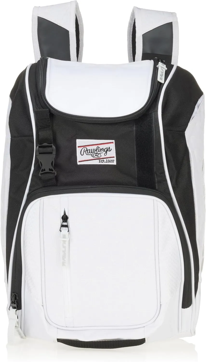 Rawlings | FRANCHISE Backpack Equipment Bag | Baseball/Softball | Rec/Travel | Multiple Styles