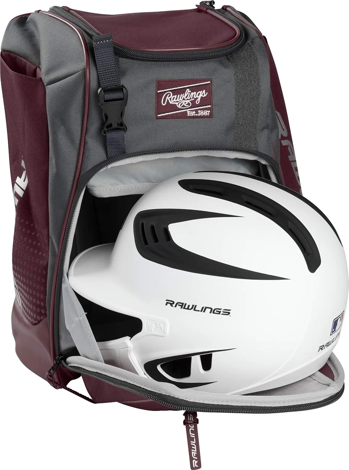 Rawlings | FRANCHISE Backpack Equipment Bag | Baseball/Softball | Rec/Travel | Multiple Styles