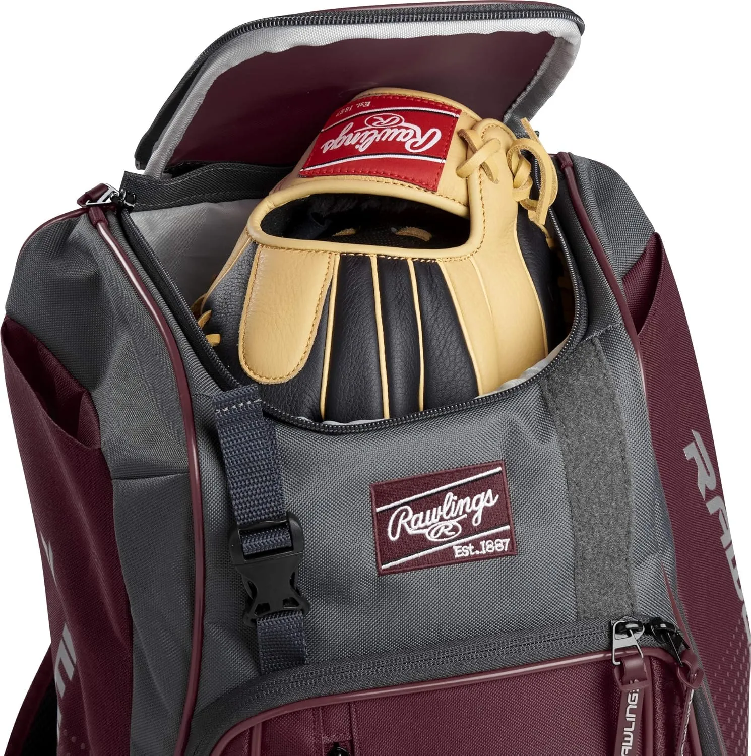 Rawlings | FRANCHISE Backpack Equipment Bag | Baseball/Softball | Rec/Travel | Multiple Styles