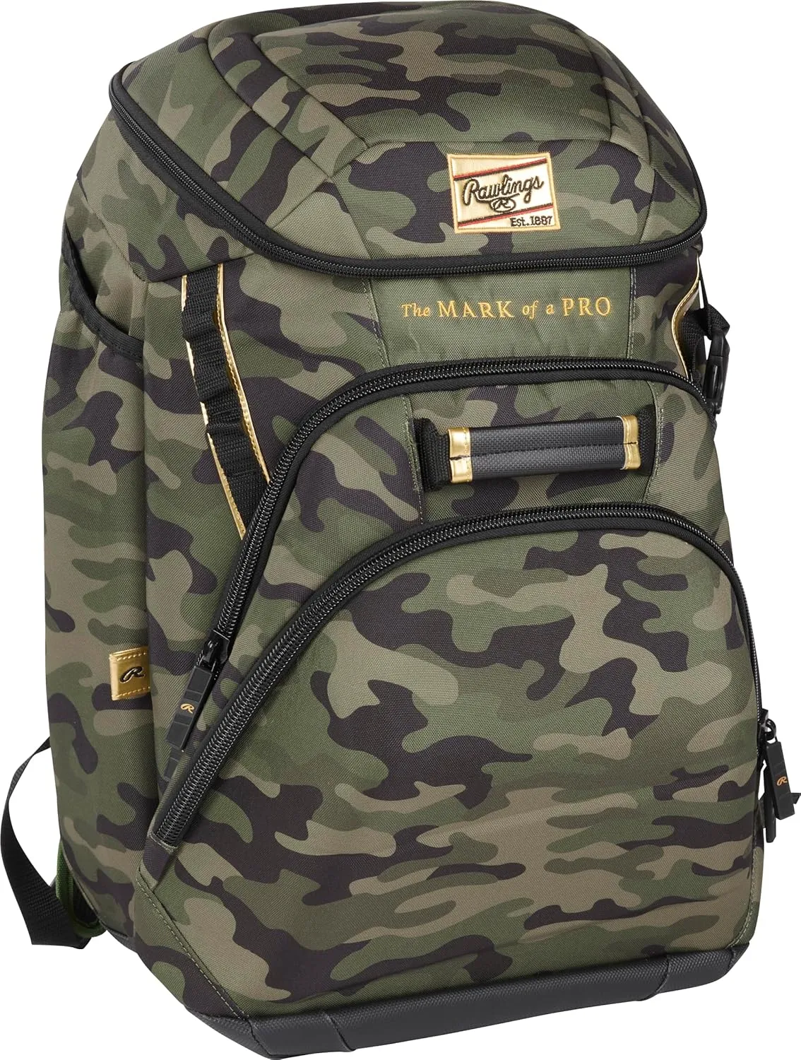 Rawlings Gold Collection Backpack Equipment Bag | Baseball/Softball | Multiple Styles