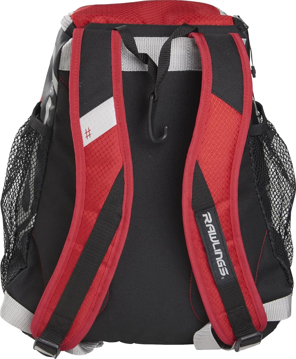 Rawlings | R400 Baseball & Softball Backpack Equipment Bag | T-Ball / Rec / Travel | Multiple Colors