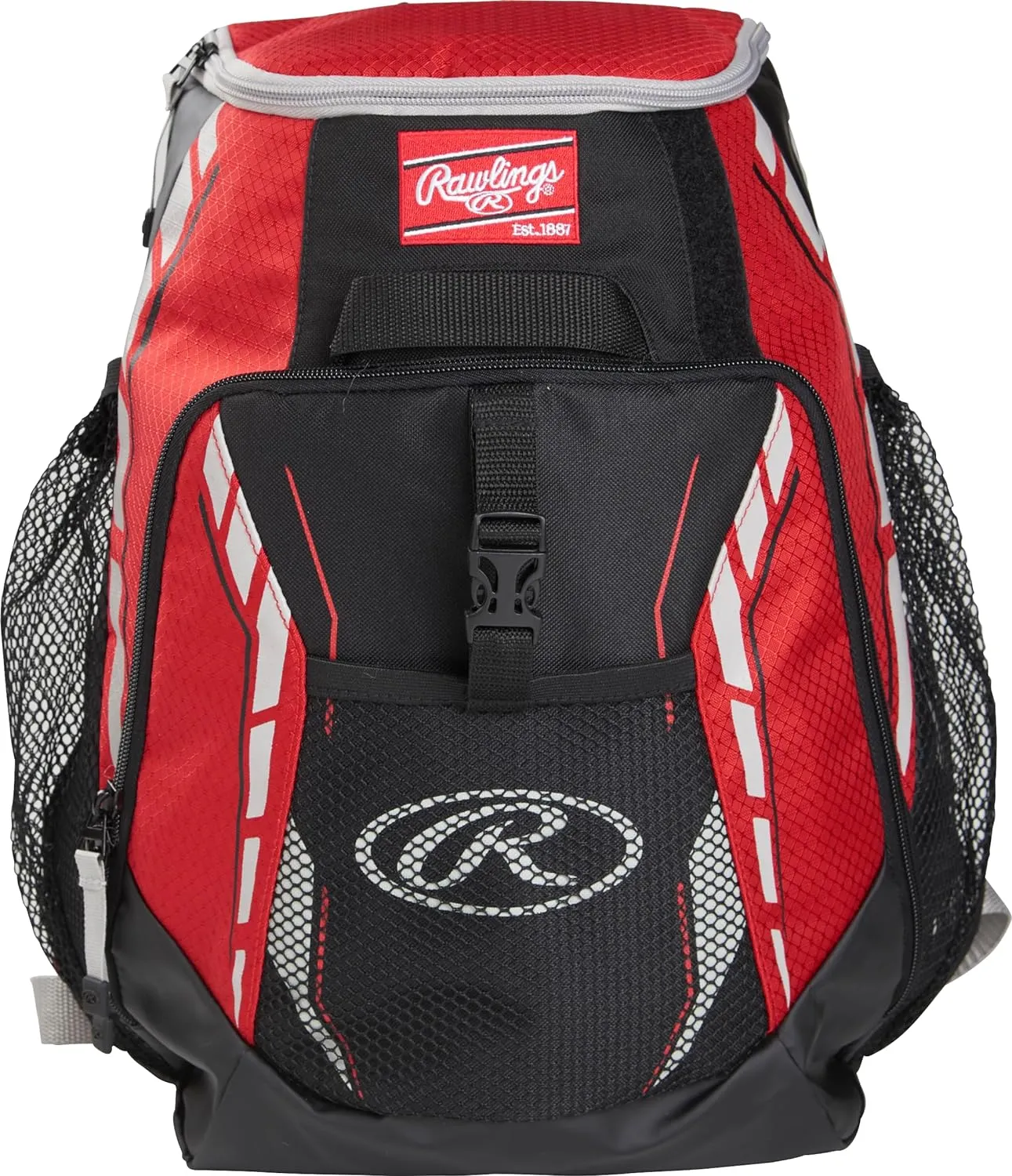 Rawlings | R400 Baseball & Softball Backpack Equipment Bag | T-Ball / Rec / Travel | Multiple Colors