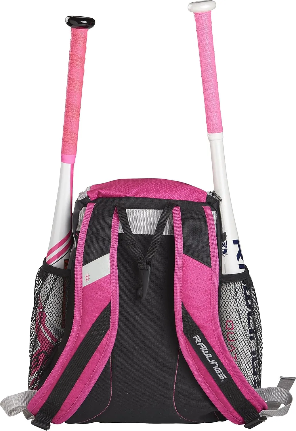 Rawlings | R400 Baseball & Softball Backpack Equipment Bag | T-Ball / Rec / Travel | Multiple Colors