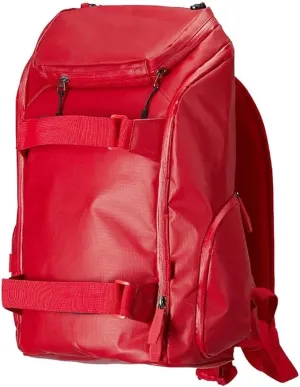 Red Ski Gear Backpack, 900D Nylon Sport Travel Backpack for Snowboard, Snowboard Carrying Bag for Single Person, Professional Travel Ski Boot Bag, Padded Ski Boot Bag, Snowboard & Accessories