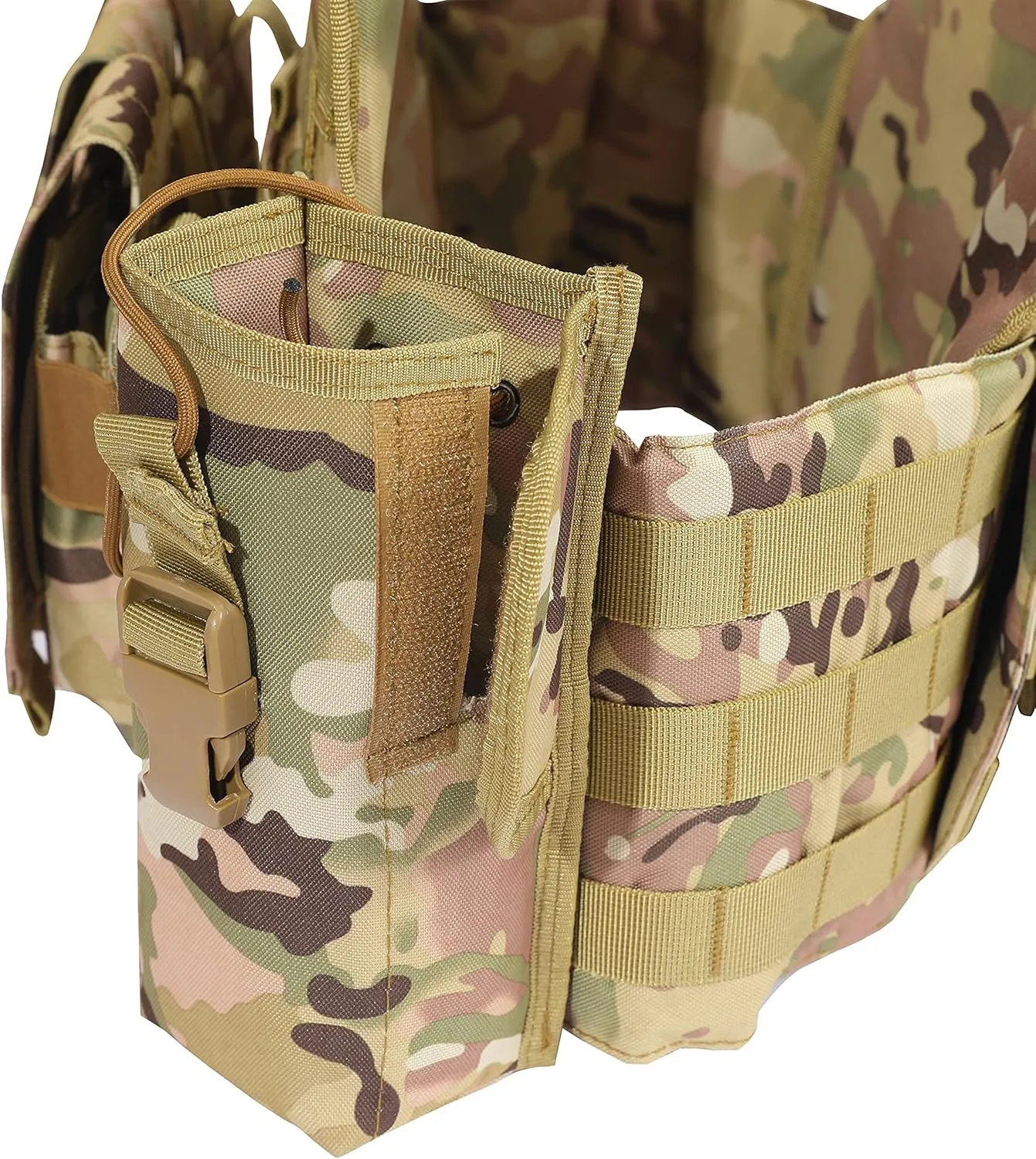 Redemption Tactical “Sentry 2.0” PALS Molle Airsoft Paintball Vest with Side Cummerbund, and Pouches
